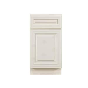 Princeton Assembled 18 in. x 34.5 in. x 24 in. Base Wasket Cabinet in Off-White