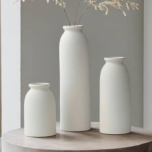 3-Piece Ceramic Vase Set - 10.4 Inch Nordic Boho Decor For Modern Home Interior