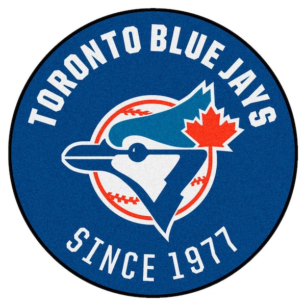 FANMATS Toronto Blue Jays Roundel Rug 27 in. Round Area Rug