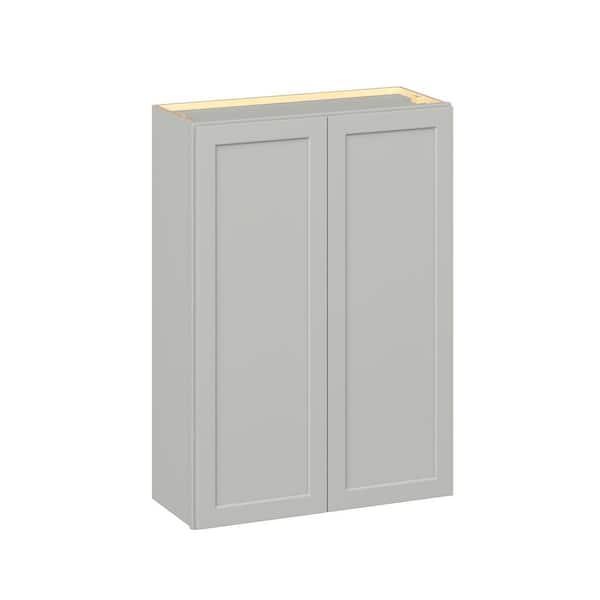 Emerson Whisper Gray Wall 2-Door Ready to Assemble Kitchen Cabinet (30 in. W x 42 in. H x 12 in. D)