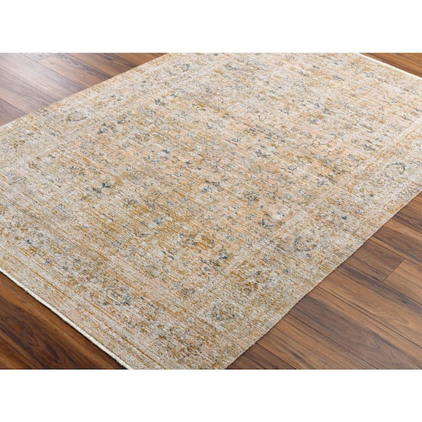 Becki Owens Margaret Brown Damask 8 ft. x 10 ft. Washable Indoor/Outdoor Area Rug