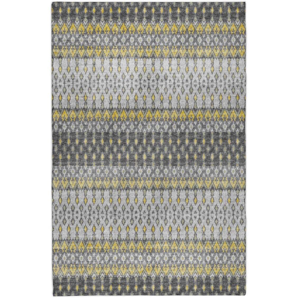 Dream Shag Premium Machine Washable Abstract ADS72 Gray 8 ft. x 10 ft. Area Rug price history on PriceWatchPro
