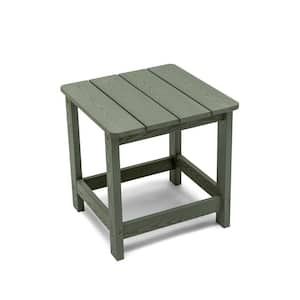 Portola Gray All Weather Plastic Indoor-Outdoor Side Table
