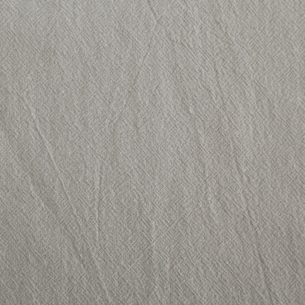 Silver Gray Sheer Cotton Twist Tab Cafe Curtains