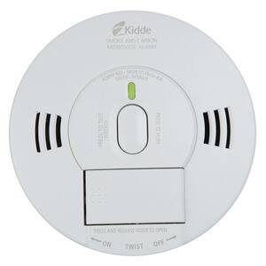 Firex Battery Operated Combination Smoke and Carbon Monoxide Detector with Voice Alarm and Front Load Battery Door