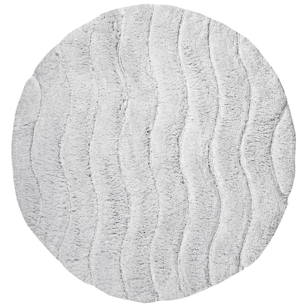 Ring Spun Cotton Tufted 30 In Round, Large Round Bath Rugs