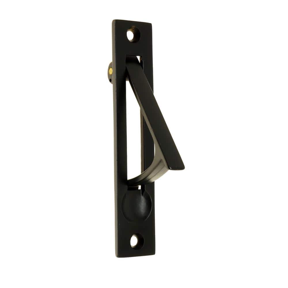 idh by St Simons 25411-019 Premium Quality Solid Brass Pocket Privacy Door Pull Matte Black 