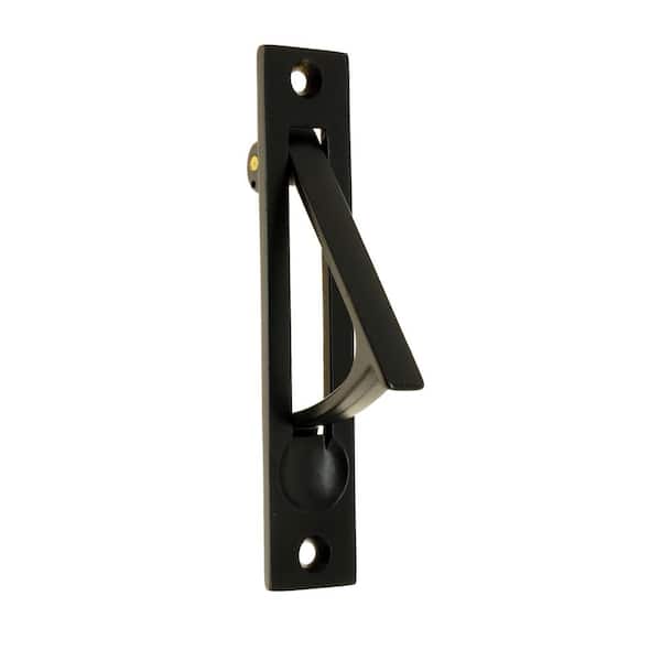 idh by St. Simons 4 in. Solid Brass Edge Pull in Matte Black