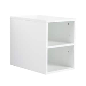 17.7 in. W 15.8 in. H x 12.00 in. D Wall Mounted Plywood Rectangular Shelf in White