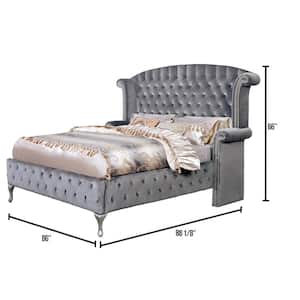 Alzir Queen Bed in Gray