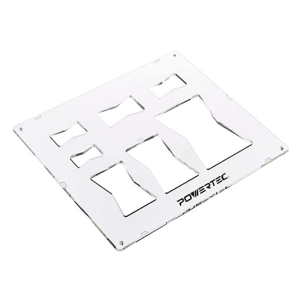 Clear Acrylic Butterfly Bowtie Router 7 in 1 Template for Woodworking