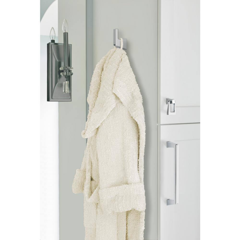 Polished Nickel Single Prong Wall Mounted Robe Hook