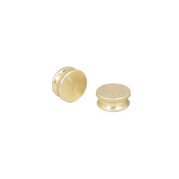 Bel Air Lighting Brass Lamp Lock-Up Cap Nuts 1/8-IP (2-Pack) BAL