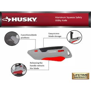 Husky Part # HKHT19057 - Husky Heavy-Duty Utility Blades Dispenser  (100-Pack) - Utility Blades - Home Depot Pro