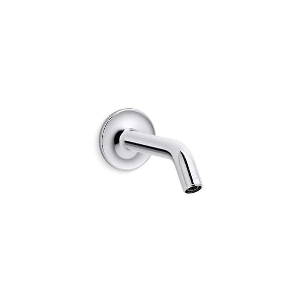 KOHLER Purist Shower Arm and Flange in Vibrant Titanium
