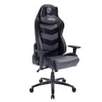 Ergonomic Grey/Black High Back Racer Style Video Gaming Chair