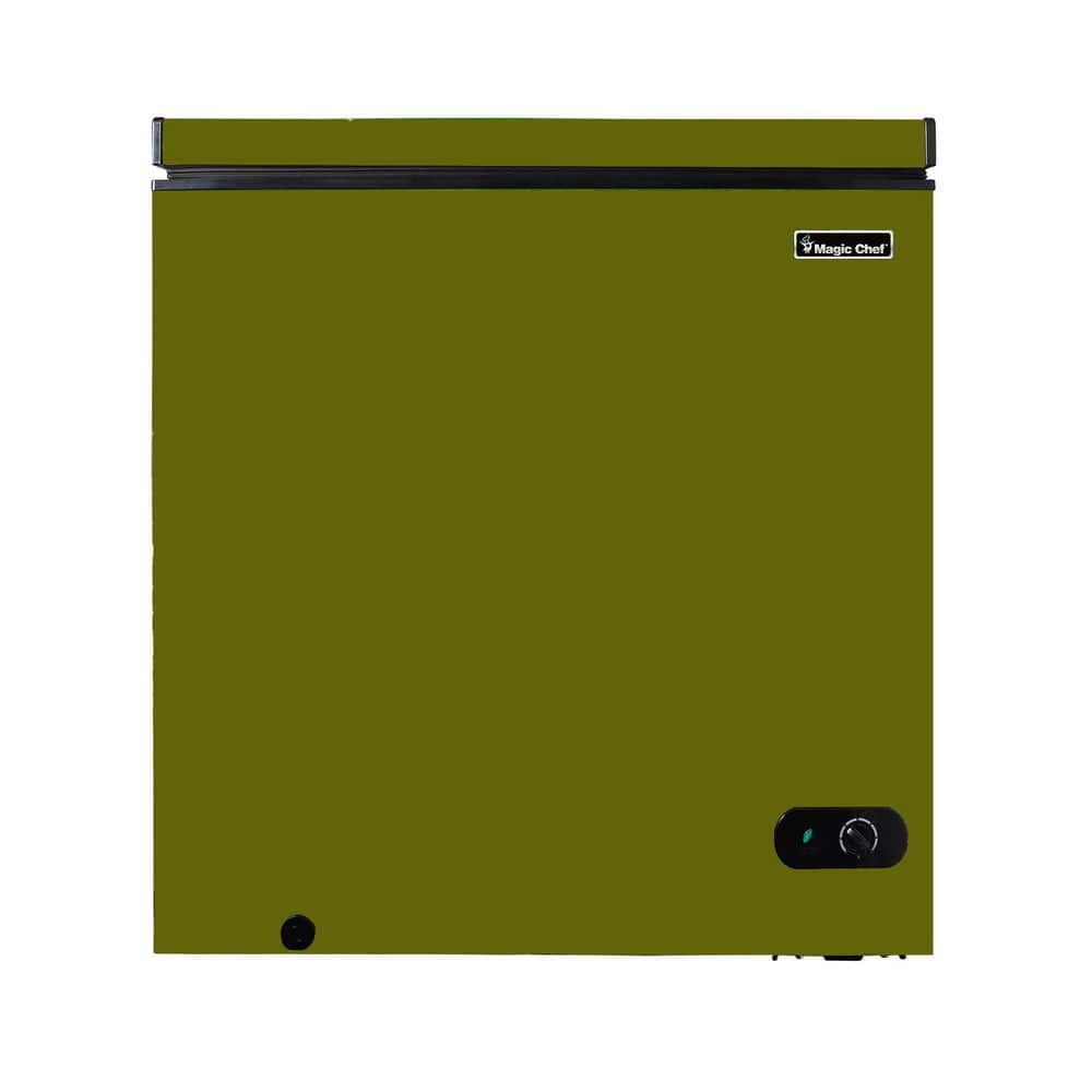 Magic Chef 7.0 cu. ft. Manual Defrost Chest Freezer in Army Green