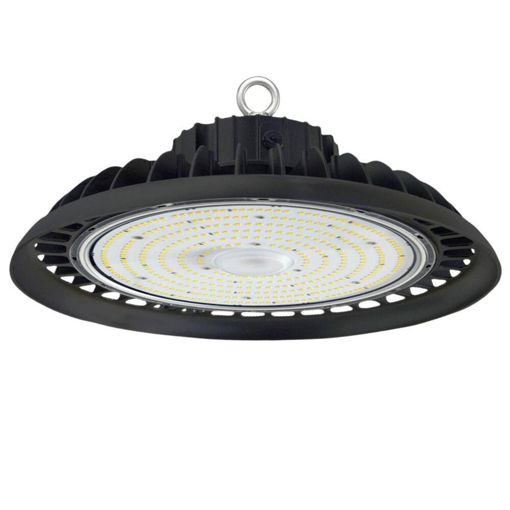 200-Watt Integrated LED Dimmable Black industrial Lighting, 32000LM 5000K Daylight, Commercial UFO High Bay Light, IP65 price history on PriceWatchPro