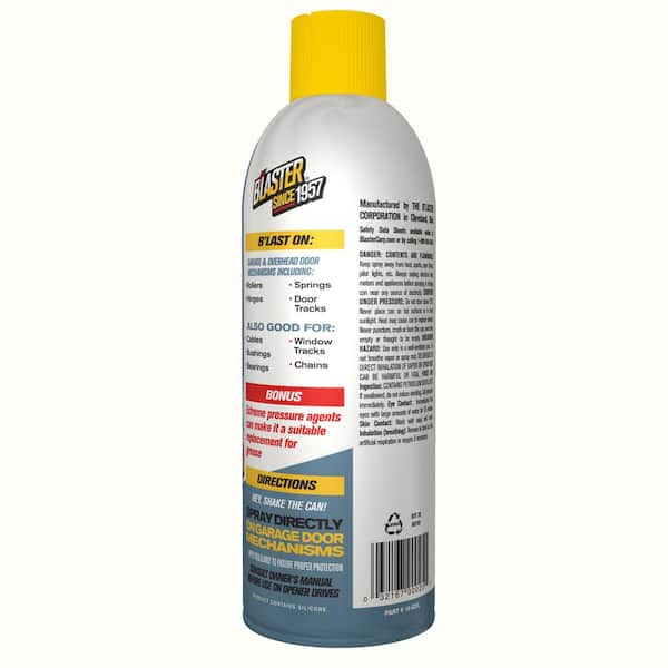 Blaster 9.3 oz. Premium Silicone Garage Door Lubricant Spray (Pack of 2)