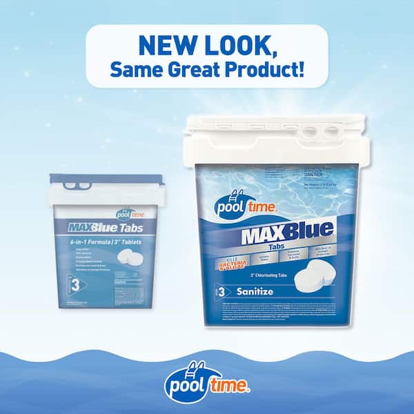 MAX Blue 12 lbs. 3 in. Tablets Chlorinating