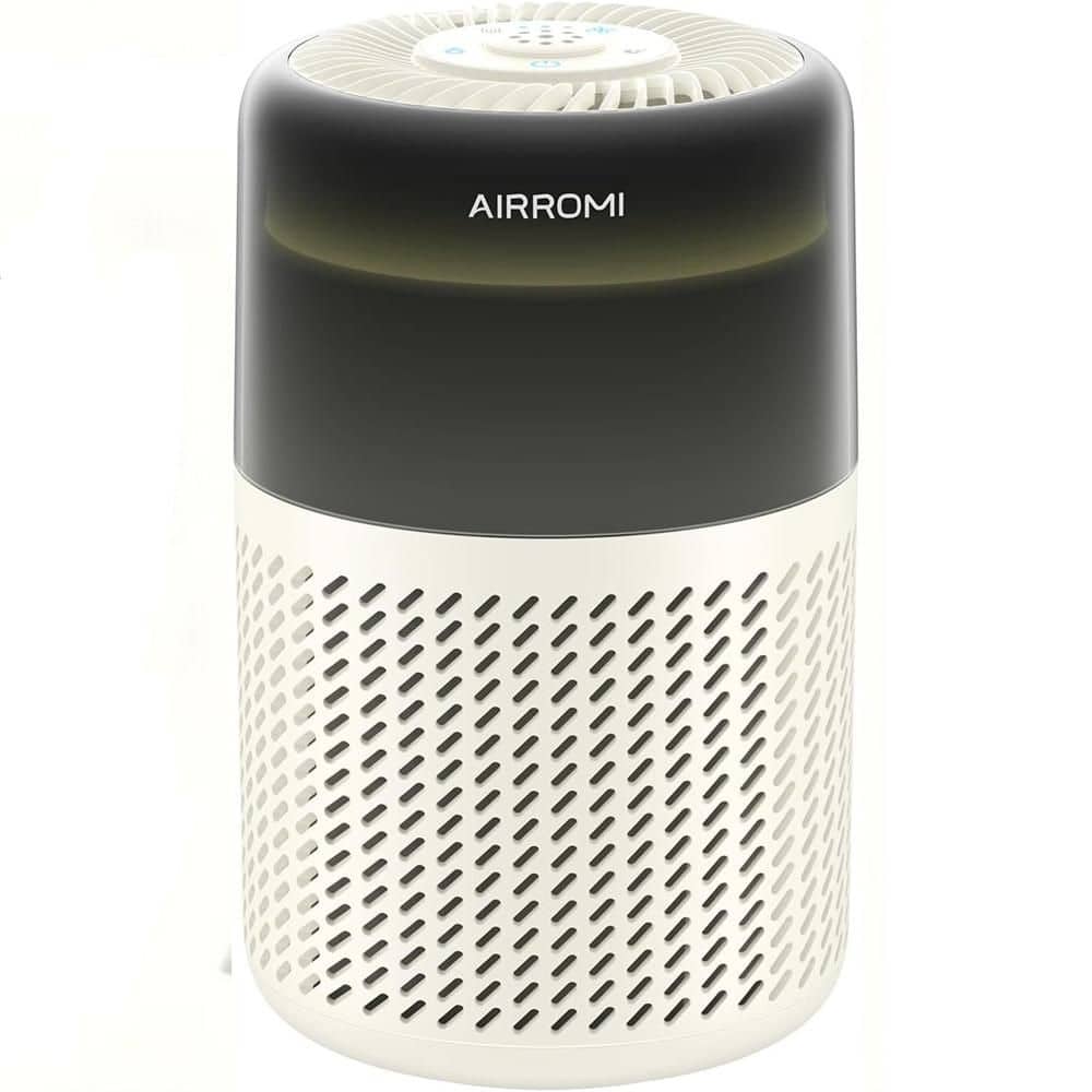 HEPA Air Purifier, 360° Quiet Cleaner for Home Bedroom, Pet Odor Dust Smoke Removal, Yellow price history on PriceWatchPro