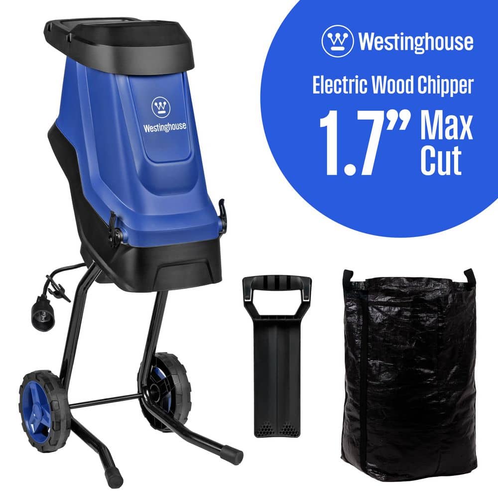 Westinghouse 1.7 in. 15 Amp Electric Wood Chipper and Shredder W1