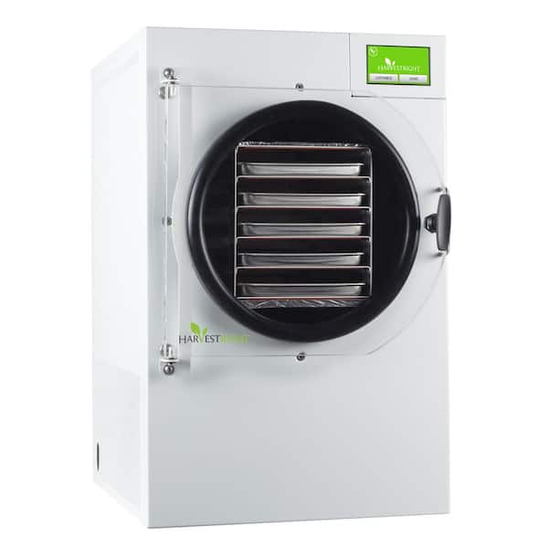 5-Tray Medium White Aluminum Home Pro 10-15 lbs. per Batch Freeze Dryer with Mylar Starter Kit