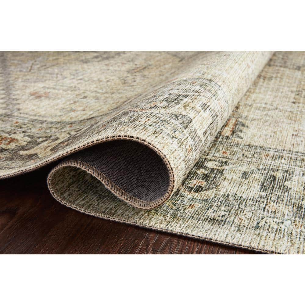 Classic Oriental Sand & Natural Synthetic Area Rug 7'-6" x 9'-6"