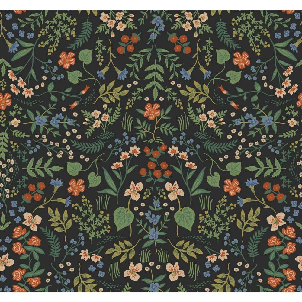 RIFLE PAPER CO. 60.75 sq. ft. Wildwood Wallpaper RI5158 - The Home Depot