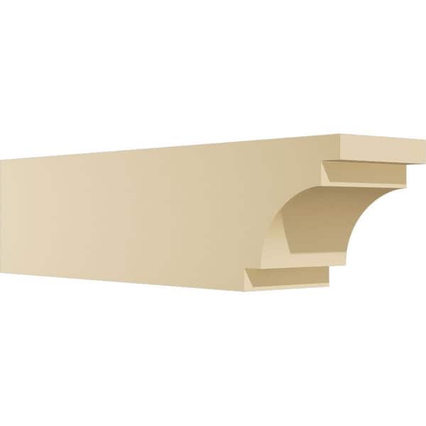 Ekena Millwork Standard Mediterranean 5 in. W x 6 in. H x 24 in. D Signature Urethane Rafter Tail Outlooker