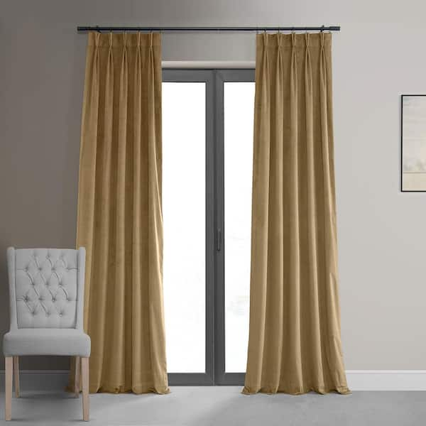 Exclusive Fabrics & Furnishings Signature Amber Gold Pleated