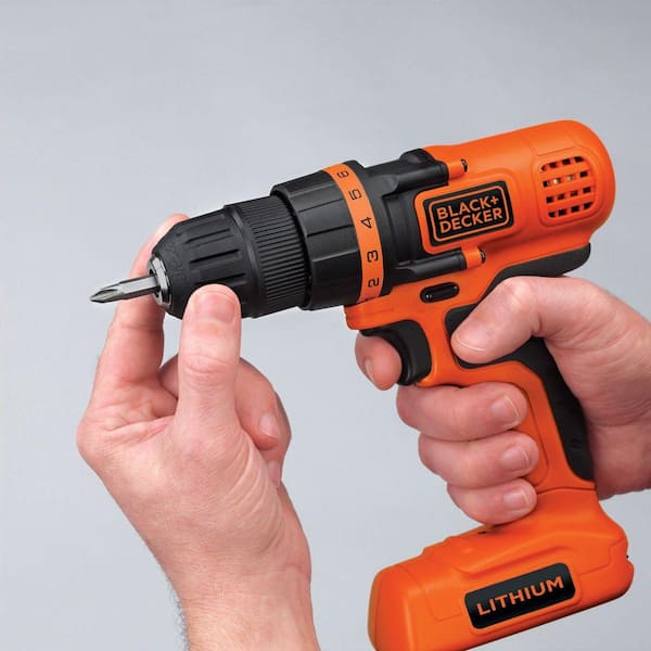 BLACK+DECKER 7.2-Volt Lithium-Ion Cordless Rechargeable 3/8 in