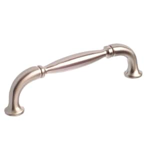 Hudson Collection 3-3/4 in. (96 mm) Center-to-Center Brushed Nickel Traditional Drawer Pull