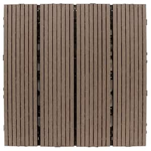 1 ft. x 1 ft. Composite Deck Tile in Cypress (12 per Case)