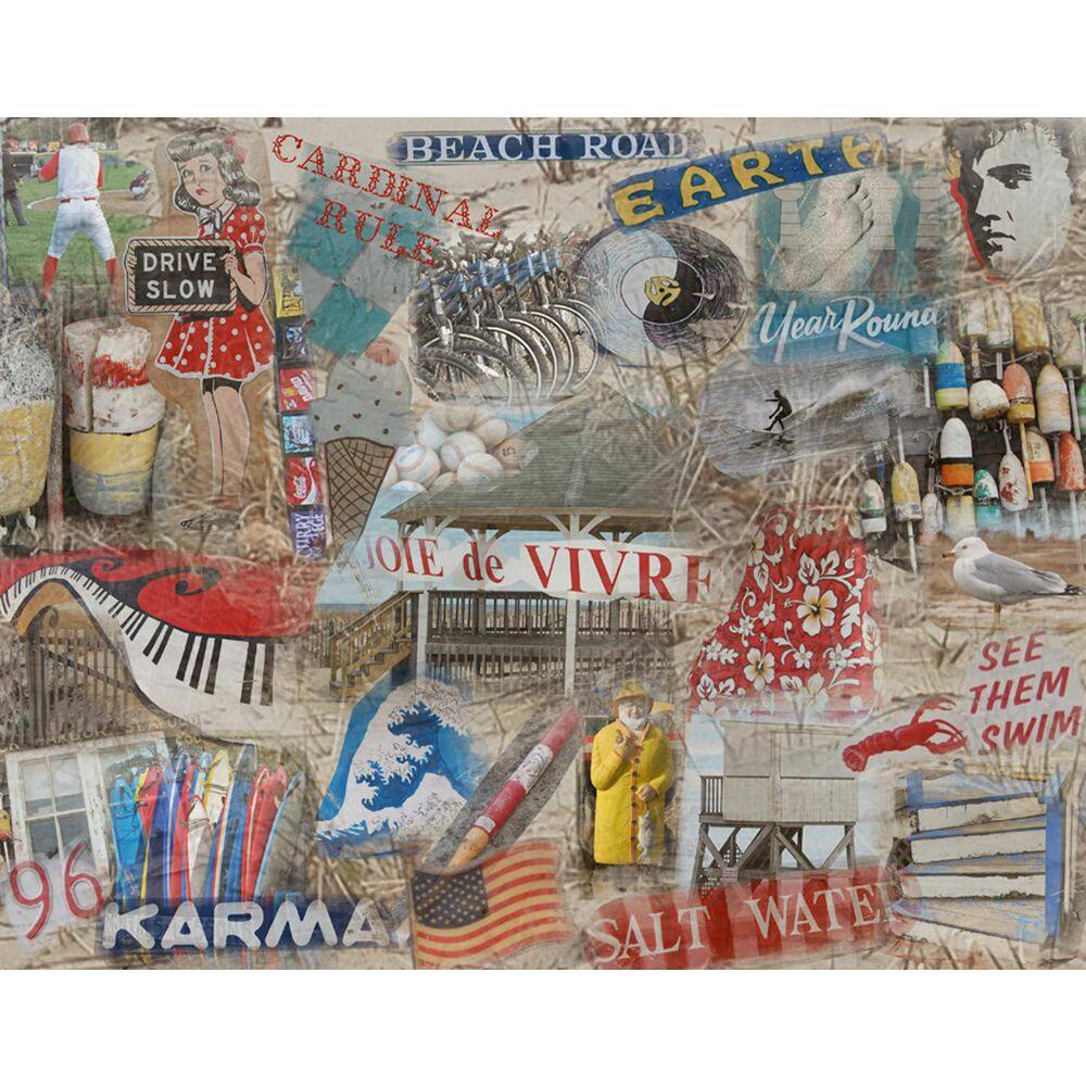 Joie de Vivre by Grotto Studios 1-Piece Unframed Graphic Print Abstract Poster Art Print 24 in. x 18 in. price history on PriceWatchPro