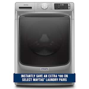 4.8 cu. ft. Metallic Slate Stackable Front Load Washing Machine with Steam and 16-Hour Fresh Hold Option, ENERGY STAR