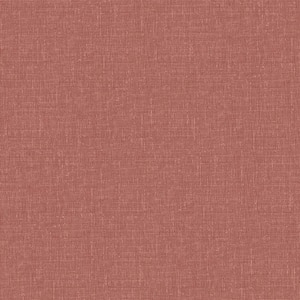 TexStyle Collection Terracotta Red Hex Texture Effect Satin Finish Non-Pasted on Non-Woven Paper Wallpaper Roll