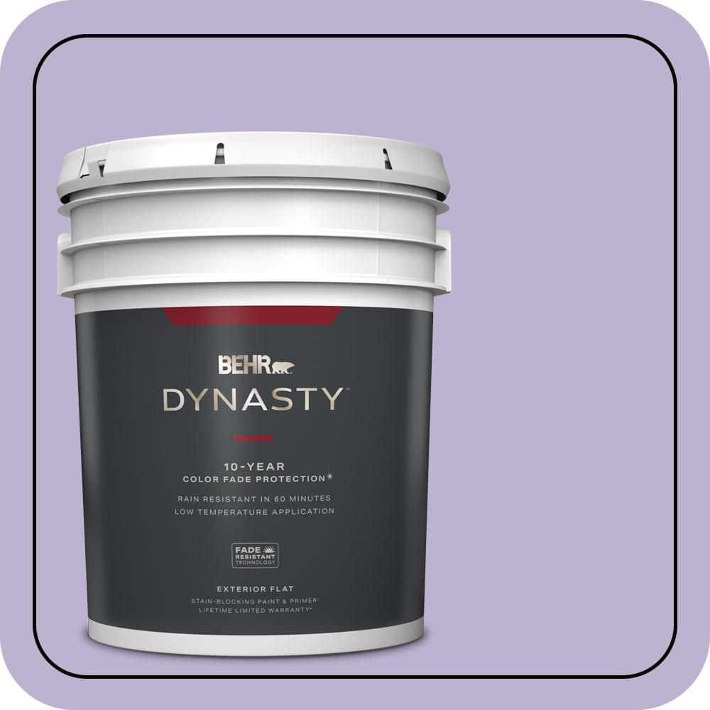 5 gal. #M560-3 Grape Hyacinth Flat Exterior Stain-Blocking Paint & Primer price history on PriceWatchPro