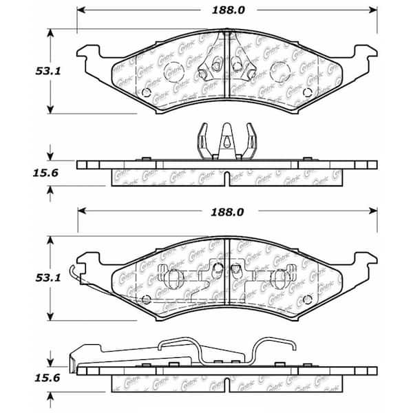 Centric Parts Disc Brake Pad Set
