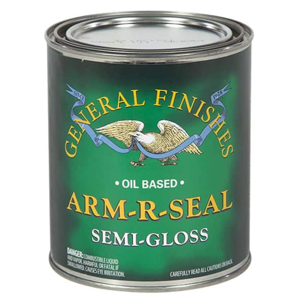 General Finishes 1 qt. Semi-Gloss Arm-R-Seal Urethane Interior Topcoat