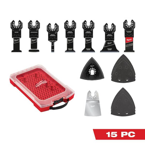 15 PC Universal Fit Oscillating Multi-Tool Blade Set