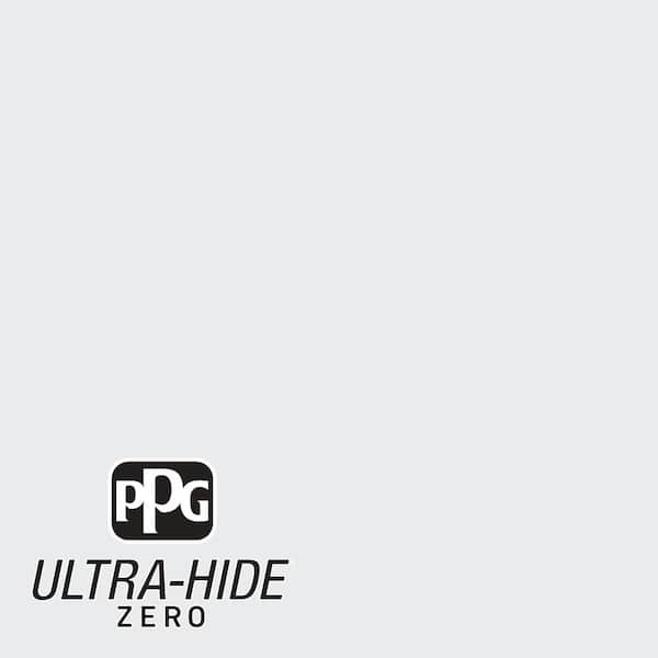 PPG 1 gal. #HDPCN09U Ultra-Hide Zero Winter Walk White Flat Interior Paint
