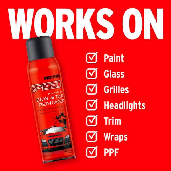 MOTHERS 18.5 oz. Speed Foaming Bug and Tar Remover Aerosol Spray