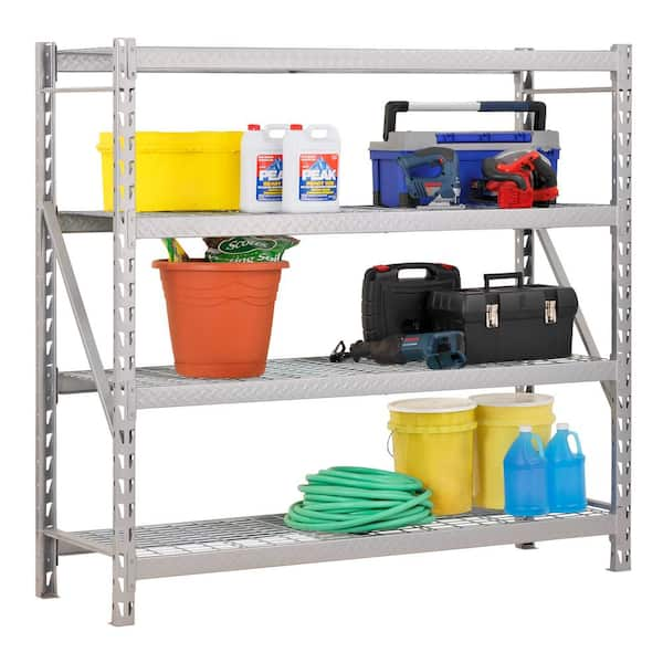 LTMATE Metal Heavy Duty 4-Tier Utility Shelving Unit (40.4-in W x