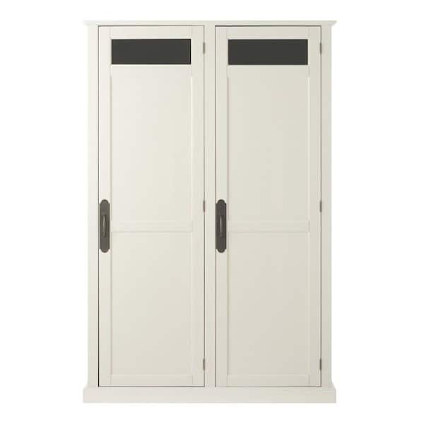 Home Decorators Collection Payton Polar White Storage Locker with Double Doors (47.5 in. W x 72.25 in. H x 18 in. D)