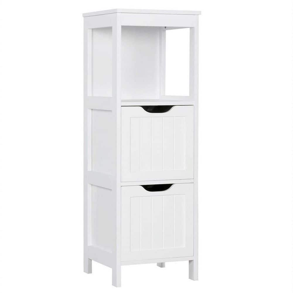 Halifax North America Narrow 55.75 High Bathroom Cabinet with 3 Drawers and 2 Tier Shelf | Mathis Home