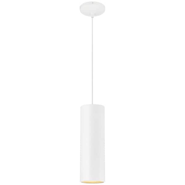 Access Lighting Pilson 1-Light Matte White Standard Pendant Light