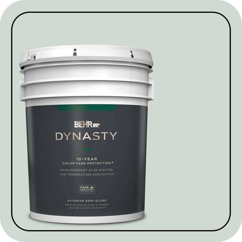5 gal. #BIC-11 Serene Journey Semi-Gloss Exterior Stain-Blocking Paint & Primer price history on PriceWatchPro