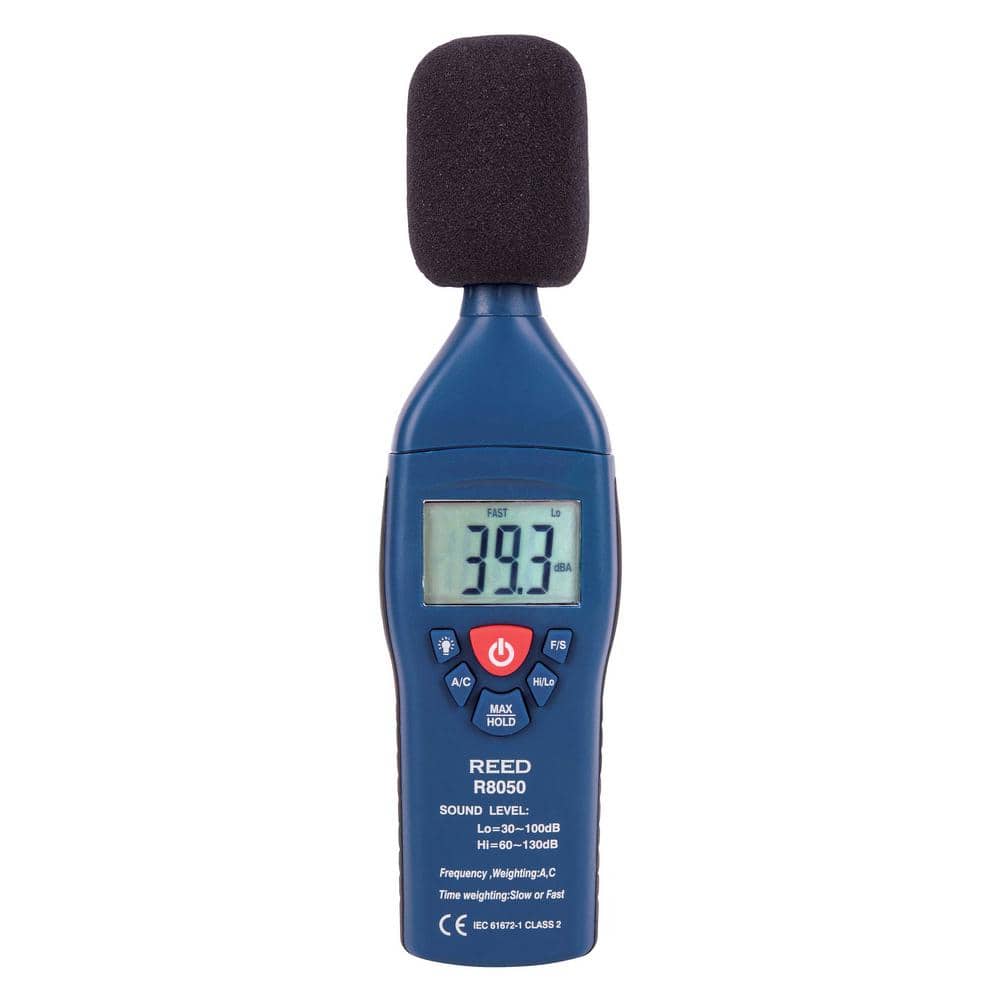 REED Instruments Type 2 Sound Level Meter R8050 - The Home Depot