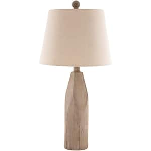 June 24 in. Gray Indoor Table Lamp